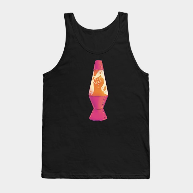 Lava Lamp Justice Tank Top by Liberal Jane Illustration